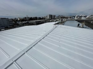 屋根遮熱塗装工事　N社
