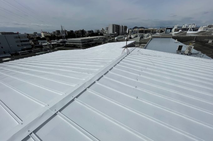 屋根遮熱塗装工事　N社